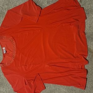 Bright Sequined Neck Line Blouse